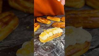 The BEST ECLAIR recipe shorts [upl. by Mert]