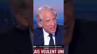 Dominique de Villepin donne une Leçon de démocratie à EMacron Macron frontpopulaire lfi rn lci [upl. by Sorac]