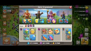 clash of clan fire ball equipment for Warden so amazing [upl. by Nylasoj]