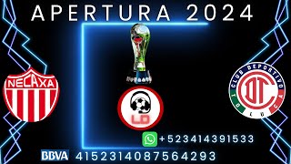 NECAXA vs TOLUCA FECHA 14 LIGA MX 2024 NARRACIÓN RADIO [upl. by Nal]