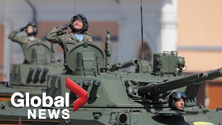 Russia marks 75th Victory Day anniversary with spectacular Red Square military parade [upl. by Lledner]