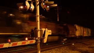 BNSF Trains at night [upl. by Grados181]