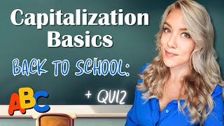 Basic Capitalization Rules in English for Back to School Review 📚  Quiz [upl. by Hunley646]