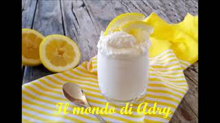 CREMA FREDDA AL LIMONE SENZA UOVA SENZA COTTURA [upl. by Aidnis]