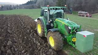 6155R  Kverneland Plowing  Orka  Oranje in Slovenia 2024 [upl. by Yazbak]