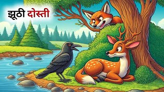 एक झूठे दोस्त की कहानी  Panchatantra Ki Kahani  Hindi Cartoon [upl. by Aynot18]