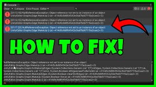 How To Fix Unity NullReferenceException Object Reference Not Set To An Instance Of An Object [upl. by Rosol]