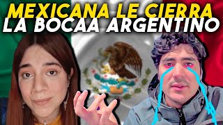 MEXICANANA LE CIERRA LA BOCA A ARGENTINO POR BURLARSE DEL MURO [upl. by Ynohta287]