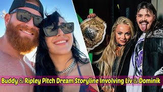 Buddy Matthews and Rhea Ripley Pitch Dream Storyline Involving Liv Morgan and Dominik Mysterio [upl. by Maclean890]