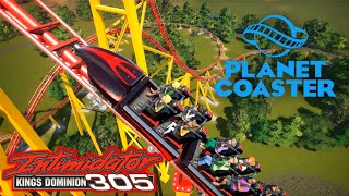 Intimidator 305  OffRide POVs  Kings Dominion Planet Coaster [upl. by Anaahs]