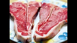 Come Cucinare Una Bistecca Fiorentina In Padella  Salt Bae Italian Steak [upl. by Myles]