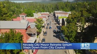 Nevada City Mayor Reinette Senum Steps Down From City Council [upl. by Yelahs]