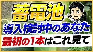 【蓄電池🔰】「メリット4選・デメリット3選・損する人の特徴3つ」を徹底解説！ [upl. by Melar]