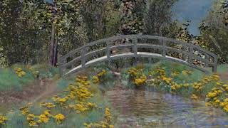 Claude Monet 3d Animation  Luca Agnani Studio [upl. by Yenettirb]