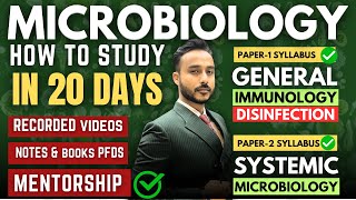 Microbiology in 20 day  How to study microbiology in second year MBBS Microbiology important topics [upl. by Purpura]