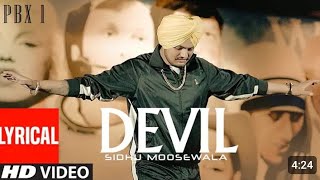 Devil Lyrics VideoPBX sidhu moose wala Byg byrd latest panjabi song 2018 [upl. by Eitsyrc668]