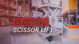 400Kg Rated Power Cart With Electric Scissor Lift [upl. by Crawford]