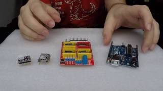 SHOWCASE Arduino  CNC Shield  DRV8825 [upl. by Fariss]