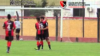 Newells 5  Atlético de Rafaela 0 Fecha 23  Torneo de reserva 201314 [upl. by Mcgaw]