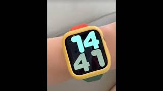 Case Silicone Strap for Apple Watch Band [upl. by Nitsruk]