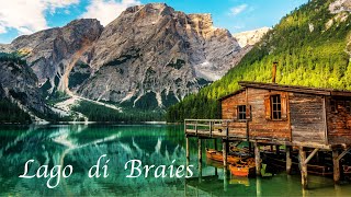 Lago di Braies  Dolomiti  Trentino Alto Adige  Italy  iPhone 8 Cinematic 4k [upl. by Nauqaj]