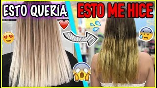 ¡CASI ME QUEDO CALVA POR HACERME ESTO EN EL PELO Mi cambio de look  Lulu99 [upl. by Akinajnat]