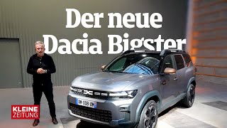 Weltpremiere Dacia Bigster  Das kostet und kann der neue SUV [upl. by Draneb]