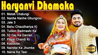 Haryanvi Trending Songs  Matak Chalungi  Sapna Choudhary Aman Jaji Raj Mawar  haryanvidhamaka [upl. by Burdett]