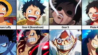 All Forms of Monkey D Luffy  One Piece [upl. by Nidraj]