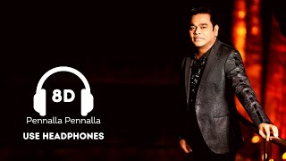 Pennalla Pennalla  Uzhavan  8D  A R Rahman  Use Headphones [upl. by Eselahc]