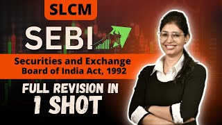 Securities and Exchange Board of India Act 1992  SEBI Chapter 2 Full Revision  SLCM CS Executive [upl. by Endys]