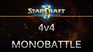 StarCraft 2  LOTV  MONOBATTLE  PPTT v ZZTT on Dark Stone [upl. by Hnid]