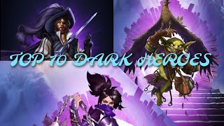 Empires amp Puzzles Top 10 Dark Heroes of All Time Full hero list and Rankings  Lets Go 😈😈😈😈😈 [upl. by Aliuqat569]