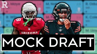 The FIRST Post NFL Draft Fantasy Football Mock Draft [upl. by Granniah]