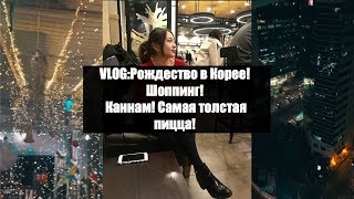 VLOG Рождество в Сеуле Район Каннам Самая толстая пицца  AltynaySei [upl. by Ynove900]