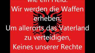 Nationalhymne von Albanien deutsche Übersetzung [upl. by Lais]