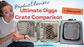 🐕 Ultimate Diggs crate comparison Revol VS Evolv VS Eventur [upl. by Granville]