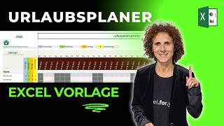 Excel Urlaubsplaner Vorlage  mit Feiertagen [upl. by Duvall]