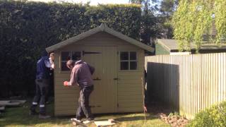 How to move a shed [upl. by Sirrep]