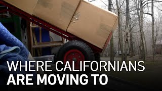 Where Are Californians Moving to Report Lists Popular Destinations [upl. by Eiruam]