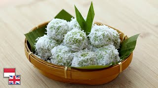 EMPUK SEHARIAN Resep KUE KLEPON Lembut Kenyal Lumer Di Mulut Takjil [upl. by Ross]