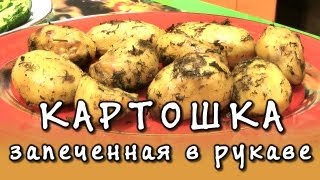 Картошка в духовке ★ рецепт картошки запеченой в рукаве с укропом [upl. by Wertheimer]