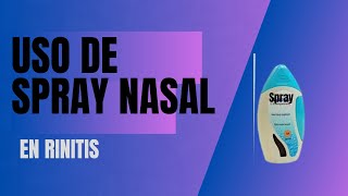 Como usar un spray nasal [upl. by Toni832]