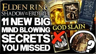 Shadow of the Erdtree  11 New GAME CHANGING DLC Secrets  Boss Glitch Weapon amp More  Elden Ring [upl. by Aicsile972]