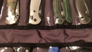 Inside look New Benchmade Knife Roll Bag [upl. by Barbi]