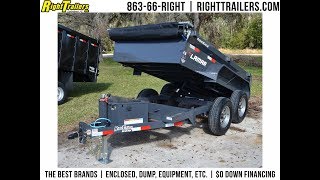 5x10 Lamar  Dump Trailer [upl. by Irotal]