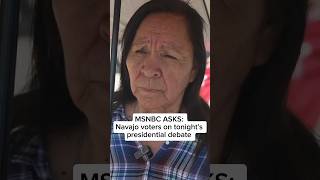 MSNBC ASKS Navajo voters on tonights presidential debate [upl. by Allyson]