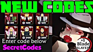 ALL BLADE SLAYERS NEW AND WORKING CODES FOR MARCH 2024  CODES FOR BLADE SLAYER ROBLOX [upl. by Ydnahs924]