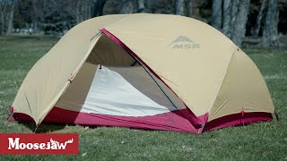 Moosejaw Test Lab  MSR Hubba Hubba 2P Tent [upl. by Sanfourd]