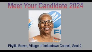 Phyllis Waters Brown Indiantown Village Council Group II [upl. by Casteel]